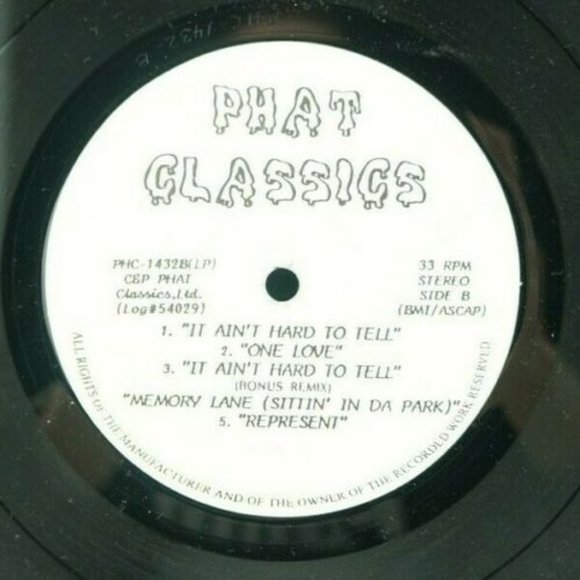 Nas ‎– Phat Classics  Vinyl LP Unofficial Release - Picture 2 of 3